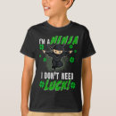 Search for st patricks day kids tshirts Clover