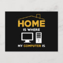 Search for funny computer postcards Nerd