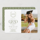 Search for monogram graduation invitations High school