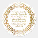 Search for john 3 16 scripture stickers For god so loved