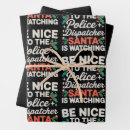 Search for police christmas wrapping paper Xmas