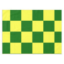 Search for green gingham tablecloths Yellow