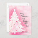 Search for vintage happy new year postcards Pink