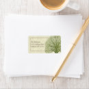 Search for whimsical tree return address labels Forest
