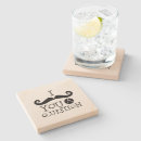 Search for moustaches coasters For him