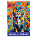 Search for modern art calendars Cat