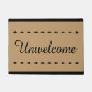 Search for unwelcome doormats Rude
