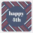 Search for blue and white stars stickers Happy 4th of july