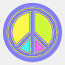 Search for colourful peace sign stickers Peace on earth
