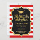 Search for red black white graduation invitations Grad party
