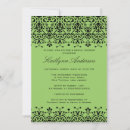 Search for damask bridal shower invitations Modern