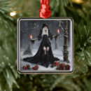 Search for gothic christmas tree decorations Dark