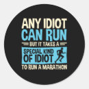 Search for funny marathon stickers Runner