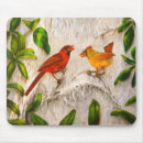 Search for red birds mouse mats Cardinal