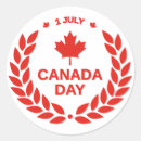 Search for canada day stickers July 1st