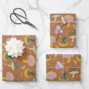 Search for cute mushroom wrapping paper Pattern