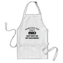 Search for get out my kitchen aprons Humour