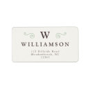 Search for country style return address labels Modern