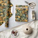 Search for green leaves wrapping paper Orange