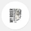Search for boxer dog lover stickers Dogs