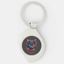 Search for halloween key rings Black cat
