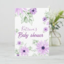 Search for violet baby shower invitations Floral
