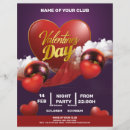 Search for valentines day flyers Red