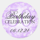 Search for purple 50th birthday stickers Sparkle