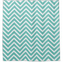 Search for teal chevron shower curtains Geometric