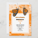 Search for monarch butterflies invitations Orange