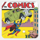 Search for comic action stickers Adventures of superman