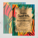 Search for zebra print sweet 16 invitations Girly