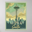 Search for seattle skyline posters Washington