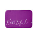 Search for purple bath mats Girly