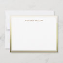Search for gold note cards Border