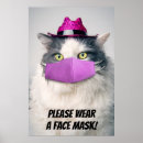 Search for funny mask posters Cat