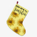 Search for sunflower christmas stockings Bright