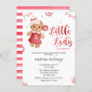 Search for gingerbread baby shower invitations Red