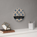 Search for royal blue clocks Fleur de lis