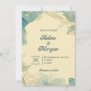Search for ink wedding invitations Teal