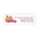 Search for exchange return address labels Christmas cookie exchange