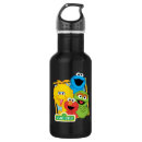 Search for elmo and cookie monster water bottles Seasame st