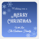 Search for modern snowflake stickers Blue