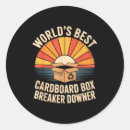 Search for cardboard stickers Box breaker
