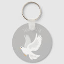 Search for white doves key rings Bird