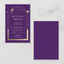 Search for purple and gold business cards Customer