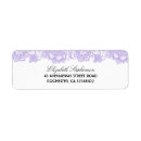 Search for lace wedding return address labels White