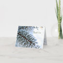 Search for pine branch cards Snow