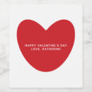 Search for valentine wine labels Modern