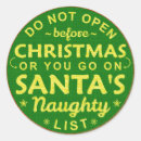 Search for open box stickers Santa claus